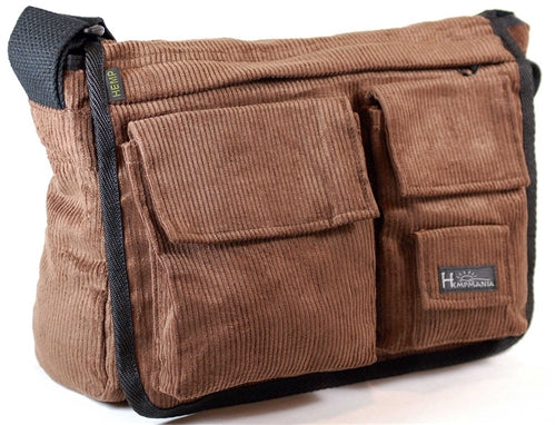PUR126-CR Hemp Corduroy Ten Pocket Bag