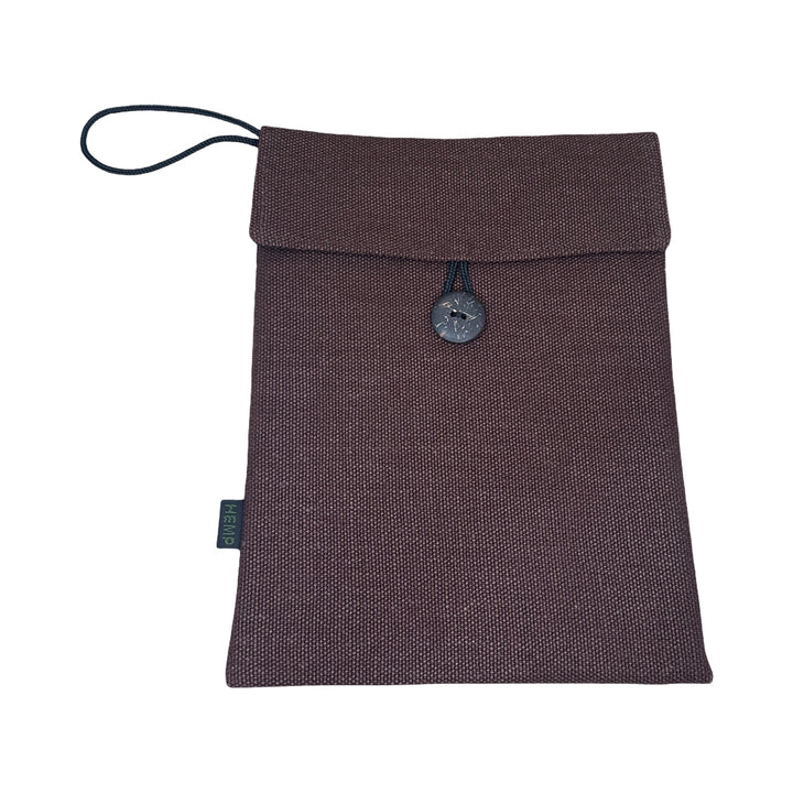 PUR151-H Hemp Button Purse-Large