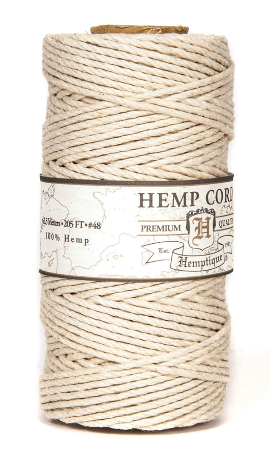 HS48CO-Natural-48lbs Hemp Cord